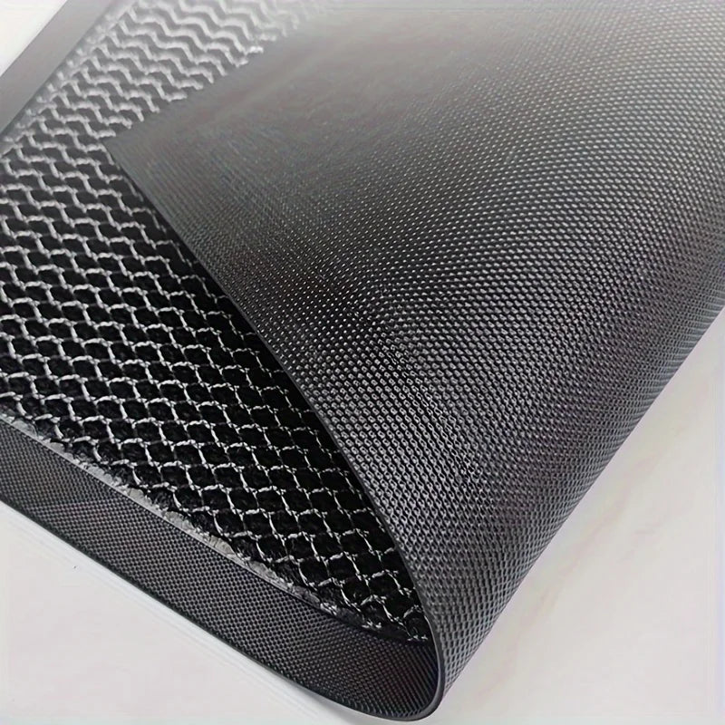 PVC Rubber Doormat Non-Slip Water-Resistant Elastic Mesh Welcome Mat for Indoor and Outdoor Use Easy To Clean Hand Wash Only