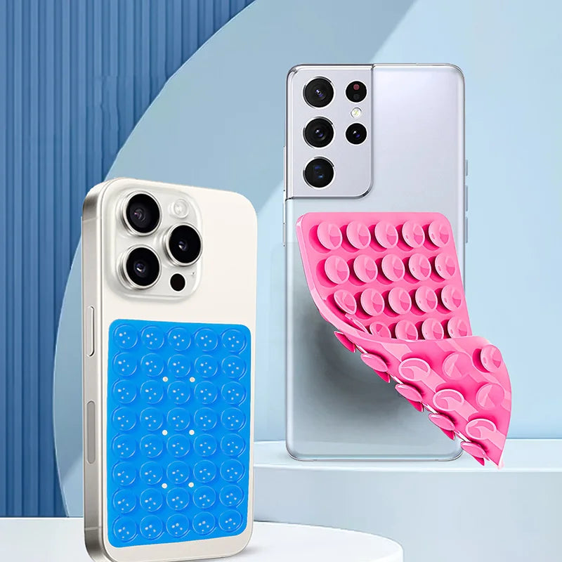 Sticky Grippy Suction Phone Case Mount Sillicon Adhesive Phone Accessory For IPhone And Android Hands-Free Fidget Toy