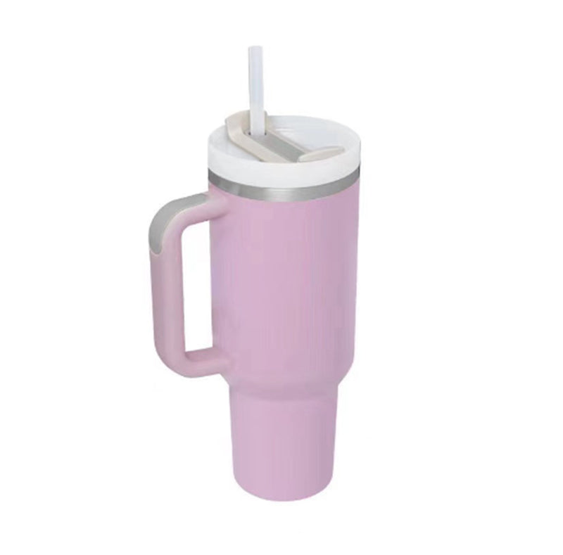 Insulated Tumbler 40oz - 25 Colors, 24hr Cold / 12hr Hot, Leakproof with Straw, for Car Gym Office