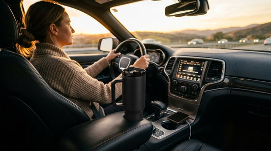 40oz Insulated Tumbler - Premium Car Commute Lifestyle