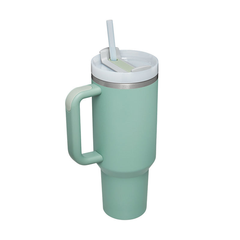 Insulated Tumbler 40oz - 25 Colors, 24hr Cold / 12hr Hot, Leakproof with Straw, for Car Gym Office