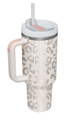 Insulated Tumbler 40oz - 25 Colors, 24hr Cold / 12hr Hot, Leakproof with Straw, for Car Gym Office