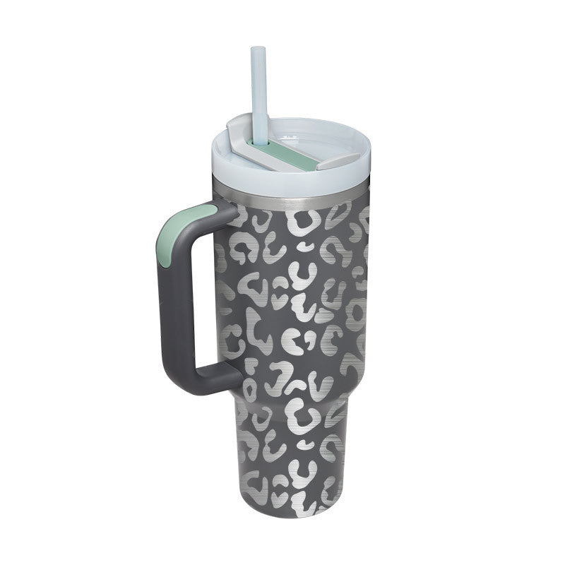 Insulated Tumbler 40oz - 25 Colors, 24hr Cold / 12hr Hot, Leakproof with Straw, for Car Gym Office