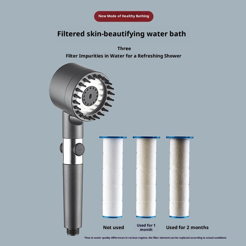 Tool-free shower head installation demonstration - unscrew old head and replace in 60 seconds
