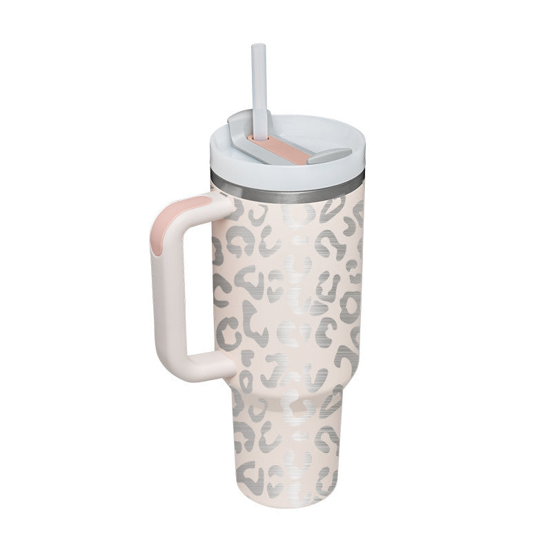 Insulated Tumbler 40oz - 25 Colors, 24hr Cold / 12hr Hot, Leakproof with Straw, for Car Gym Office
